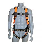 AFP Full-Body Safety Harness 3D Ring with Shoulder Padding, Padded Back Support Belt, and Tongue Buckles (OSHA/ANSI Compliant) Quick One Safety